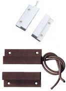 AM 2011 - Magnetický kontakt samolepící bílý/hnědý